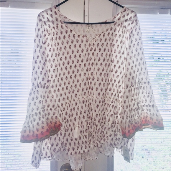 Mudd Tops - Blouse w/ Bell Sleeves